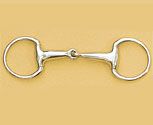 Metalab Medium Weight Hollow Mouth Eggbutt Bit with 65mm Rings