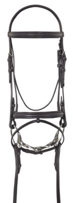 Camelot Lined Event Bridle with Flash and Rubber Grip Reins