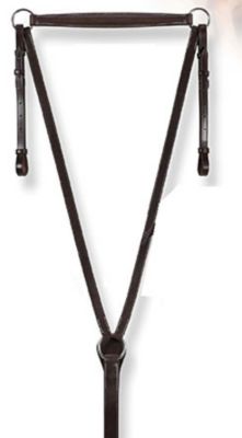 Northampton Leather Strapgoods Flat Breastplate with Standing Martingale Attachement