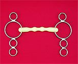 Happy Mouth Pessoa 3 Ring Shaped Mullen Mouth Gag Bit