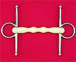 Happy Mouth Shaped Mullen Full Cheek Snaffle Bit