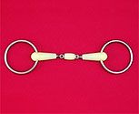 Happy Mouth Double Jointed Loose Ring Snaffle Bit