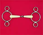 Happy Mouth Pessoa 2 Ring Jointed Mouth Gag Bit
