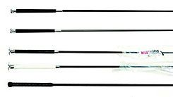 EquiStar Nickel Mushroom Cap Dressage Whip - 39"