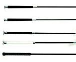 EquiStar Nickel Mushroom Cap Dressage Whip - 39