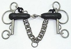 Pessoa Magic Stainless Steel Rubber Mouth Pelham