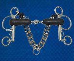 Pessoa Magic Stainless Steel Rubber Mouth Pelham