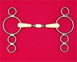 Happy Mouth Pessoa 2 Ring Double Jointed Gag Bit