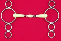 Happy Mouth 3-Ring Double Jointed Pessoa Gag Bit