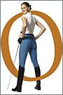 Ovation Ladies FineLine K4 Full Seat Pull On Riding Breeches