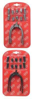 Composite Hot Spurs with Interchangeable Heads