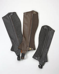 Ovation Ladies Pro Top Grain Half Chaps