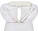 Centaur Pure Natural Classic Style Half Pad with Memory Foam Lift Back