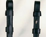 Anky Plain Leather Reins with Leather Stops