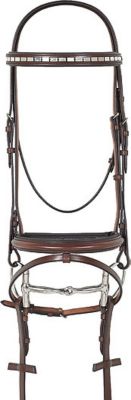 Ovation Bling Bridle - Silver Block