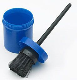 Centaur Plastic Hoof Brush with Bottle
