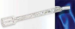 Centaur Silver Engraved Jewel Spur