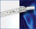 Centaur Silver Engraved Jewel Spur
