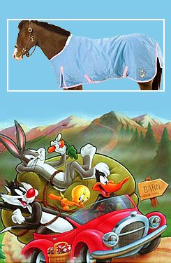 Looney Tunes Bugs Bunny Turnout Horse Blanket