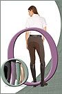 Ovation Ladies Windowpane Full Seat Riding Breeches