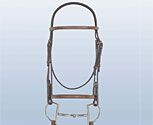 Rodrigo Fancy Stitched Bridle with Raised Fancy Stitched Laced Reins