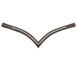 Northhampton Leather Strapgoods Half-Moon Nickle Clincher Browband