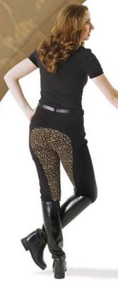 Ovation Ladies Cheetah Euroseat Riding Breeches