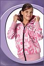 OV Child Pink Camo Zip Hoodie