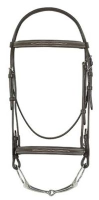 Ovation Fancy Stitched Raised Padded Snaffle Bridle