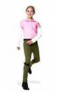 Ovation Girls Euroweave Side Zip Jodhpurs 