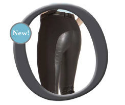 Ovation Ladies Euroweave DX Leather Full Seat Riding Breeches