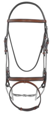 Camelot Select Padded Eventing Bridle with Flash