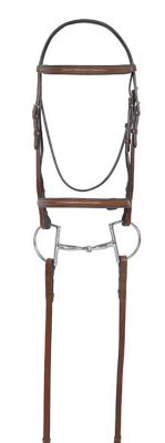 Camelot Select Fancy Round Raised Padded  Bridle with Laced Reins Best Price