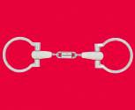 Happy Mouth Western Center Revolver Mouth Bit with Ring Cheek