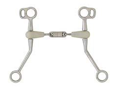 Happy Mouth Western Center Revolver Bit with Shank