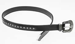 Ovation Rider Silver Flower Belt