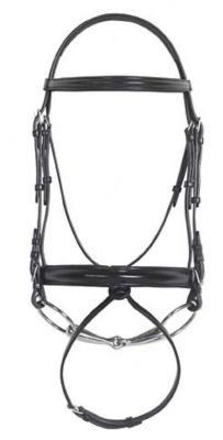 Ovation Wide Hidden Flash Dressage Bridle