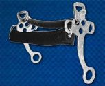 Pessoa Bits Hackamore with Neoprene Noseband