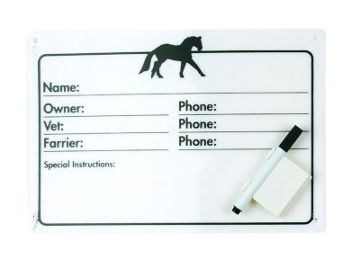 Horse Info Stall Plaque Best Price