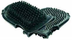 Rubber Grooming Mitt with Brush::