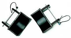 Steel Jump Cups with Black Pins