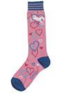 Ovation Ladies Graffiti Hearts Socks