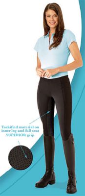 Ovation Ladies Microweave DX Perfect Form SuperStick Full Seat Riding Breeches