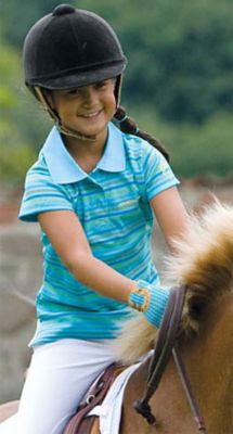 Mountain Horse Kids Cameron Pique Polo Shirt