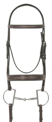 Ovation Fancy Wide Padded Bridle with Lace Reins