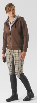Ovation Ladies EuroWeave DX Plaid Full Seat Riding Breeches 