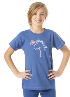 Ovation Girl's Butterfly Cotton Tee Shirt