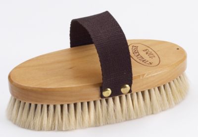 Equi-Essentials Wood Backed Goat Hair Body Brush Best Price