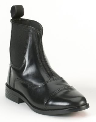 Equi-Star Kids Leather Zip Paddock Boots