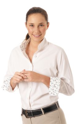 Ovation Ladies Ultra Lite Stretch Long Sleeve Show Shirt Best Price